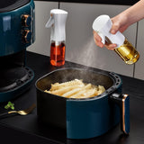 SISXSO Oil Sprayer for Cooking- 200ml Glass Olive Oil Sprayer Mister, Olive Oil Spray Bottle, Kitchen Gadgets Accessories for Air Fryer, Canola Oil Spritzer, Widely Used for Salad Making, Baking, Frying,BBQ4