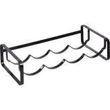 SISXSO Tabletop Stackable Wine Rack, Black