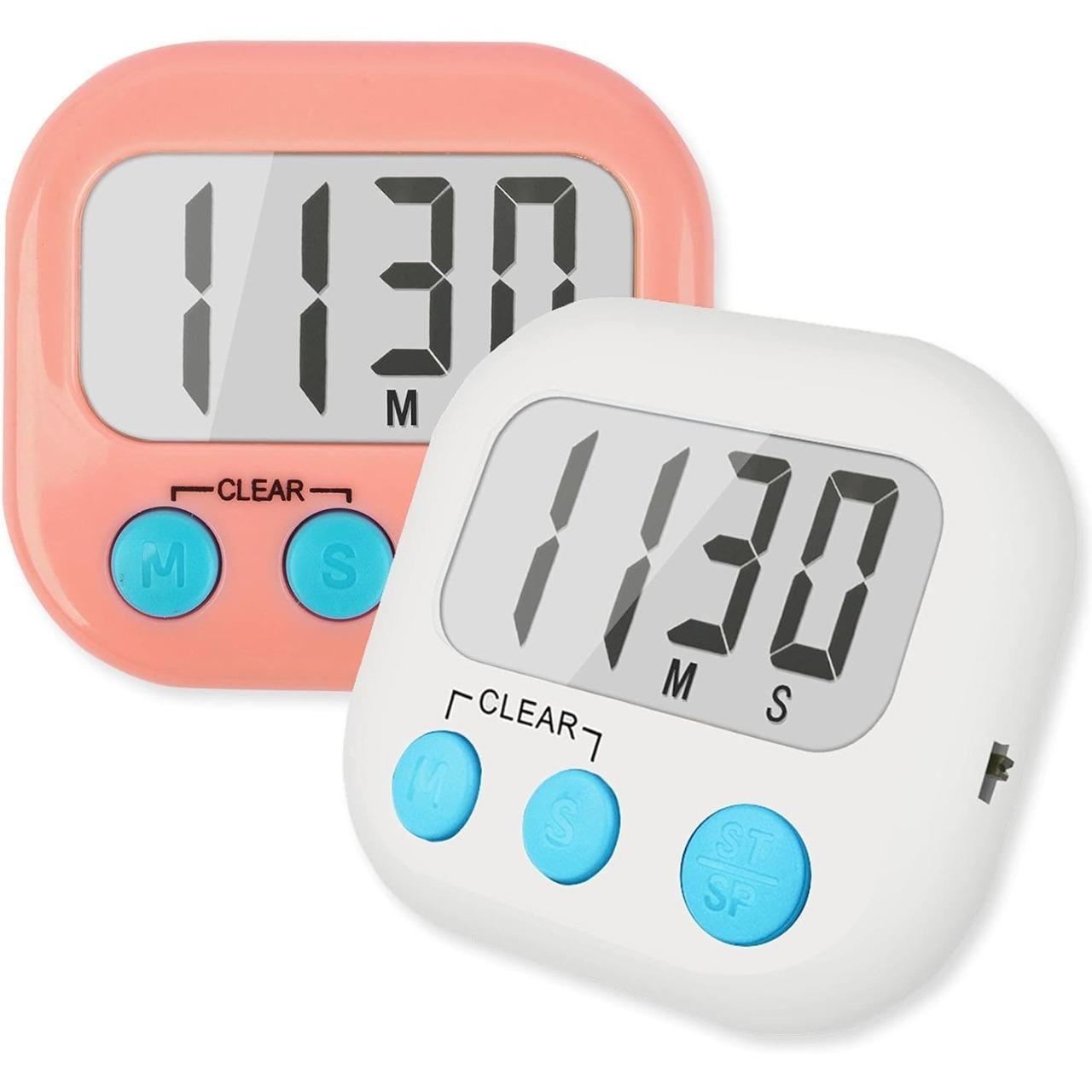 SISXSO 2Pack Magnetic Digital Timer For Kitchen Cooking
