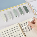 6Pcs Mini Fitas White Out para Correção Instantânea, Whiteout Bonito para Escrita, Conjunto de Fitas Corretivas Estéticas Fácil de Usar para Estudantes, Material Escolar e de Escritório (Verde) 