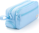 SISXSO Large Pencil Case High Capacity Holder Box Storage bag Desk Organizer Marker Pouch Pen For Middle School Office College Adult Girl and Boy