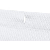 SISXSO Lightweight Super Soft Easy Care Microfiber Waffle Texture Shower Curtain , 72" x 72", White