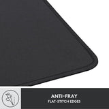 SISXSO Mouse Pad, Computer Mouse Mat with Anti-Slip Rubber Base, Easy Gliding, Spill-Resistant Surface, Durable Materials, Portable
