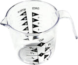 SISXSO Select Plastic Measuring Cup, 1 Cup Capacity, Clear