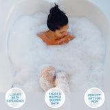 Tampa de drenagem de transbordamento para banheira | Presentes para a mãe, acessórios para spa e banho | Bloco de drenagem, tampão de rolha de água | Itens essenciais para banho para mulheres | Diâmetro de 4", transparente 