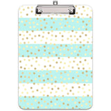 Prancheta de plástico, Prancheta de tamanho A4 padrão para alunos, professores, s, Prancheta de perfil baixo, Pranchetas decorativas, Pranchetas fofas com padrão personalizado, Material escolar, Manchas listradas 