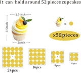 Suporte para cupcakes de 4 camadas, torre de acrílico com luz LED, suporte premium, torre de árvore de sobremesa para decoração de bar, casamentos, festas e eventos (luz amarela) 