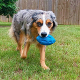 SISXSO Squeaky Dog Toys for Aggressive Chewers: Rubber Puppy Chew Ball with Squeaker, Almost Indestructible and Durable Pet Toy for Medium and Large Breed