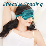 SISXSO Sleep Mask 4 Pack Silk Eye Cover Soft Satin Blindfold Elastic Strap Night Eyeshade Travel Nap for Women Men
