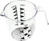 SISXSO Select Plastic Measuring Cup, 1 Cup Capacity, Clear