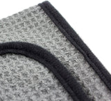 SISXSO 25 in. x 36 in, 2-Pack Professional Microfiber Waffle Drying Towel