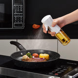 SISXSO Oil Sprayer for Cooking- 200ml Glass Olive Oil Sprayer Mister, Olive Oil Spray Bottle, Kitchen Gadgets Accessories for Air Fryer, Canola Oil Spritzer, Widely Used for Salad Making, Baking, Frying,BBQ4