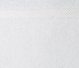 SISXSO Cotton Quick-Dry Hand Towel, 8-Pack, White, 28" x 16"