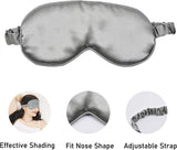 SISXSO Sleep Mask 4 Pack Silk Eye Cover Soft Satin Blindfold Elastic Strap Night Eyeshade Travel Nap for Women Men