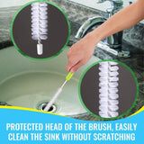 SISXSO Bottle Cleaning Brush Set - Long Handle Bottle Cleaner for Washing Narrow Neck Beer Bottles, Thermos S’Well Hydro Flask Contigo Sports Water Bottles with Straw Brush, Kettle Spout/Lid Cleaner Brushes