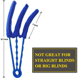 Escova para limpeza de persianas com 5 mangas de microfibra - Ferramentas para limpeza de persianas para persianas, ar condicionado, persianas ... 