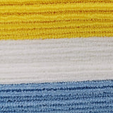 SISXSO Microfiber Cleaning Cloth, Non-Abrasive, Reusable and Washable, Pack of 24, Blue/White/Yellow, 16" x 12"