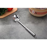 Garfo para macarrão, Colher para macarrão, Separador para espaguete, Servidor para macarrão de aço inoxidável durável, Servidor para colher para espaguete, Resistente ao calor, 12 polegadas 