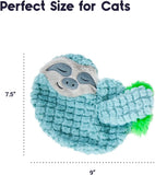 SISXSO Pillow Snoozin' Sloth Soothing Plush Cat Toy