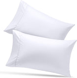 SISXSO Bedding Queen Pillow Cases - 4 Pack - Envelope Closure - Soft Brushed Microfiber Fabric - Shrinkage and Fade Resistant Pillow Covers Queen Size 20 X 30 Inches (Queen, Grey)