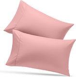 SISXSO Bedding Queen Pillow Cases - 4 Pack - Envelope Closure - Soft Brushed Microfiber Fabric - Shrinkage and Fade Resistant Pillow Covers Queen Size 20 X 30 Inches (Queen, Grey)
