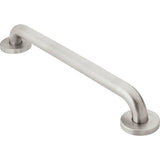 SISXSO Moen Home Care Bathroom Safety 18 Inch Stainless Steel Handicap Grab Bar for Bathtub and Shower, Slip Resistant Finish, Elderly Assistance Product, Polished Brass, R8918P