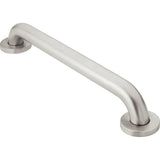SISXSO Moen Home Care Bathroom Safety 18 Inch Stainless Steel Handicap Grab Bar for Bathtub and Shower, Slip Resistant Finish, Elderly Assistance Product, Polished Brass, R8918P
