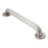 SISXSO Moen Home Care Bathroom Safety 18 Inch Stainless Steel Handicap Grab Bar for Bathtub and Shower, Slip Resistant Finish, Elderly Assistance Product, Polished Brass, R8918P