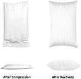 SISXSO Hotel Collection Bed Pillows for Sleeping 2 Pack Queen Size，Pillows for Side and Back Sleepers,Super Soft Down Alternative Microfiber Filled Pillows,20 x 30 Inches