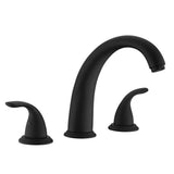 SISXSO SUMERAIN 2 Handle Widespread Roman Tub Faucet, Chrome Finish
