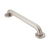 SISXSO Moen Home Care Bathroom Safety 18 Inch Stainless Steel Handicap Grab Bar for Bathtub and Shower, Slip Resistant Finish, Elderly Assistance Product, Polished Brass, R8918P