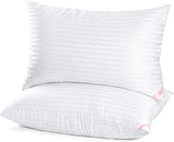 SISXSO Hotel Collection Bed Pillows for Sleeping 2 Pack Queen Size，Pillows for Side and Back Sleepers,Super Soft Down Alternative Microfiber Filled Pillows,20 x 30 Inches