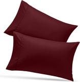 SISXSO Bedding Queen Pillow Cases - 4 Pack - Envelope Closure - Soft Brushed Microfiber Fabric - Shrinkage and Fade Resistant Pillow Covers Queen Size 20 X 30 Inches (Queen, Grey)