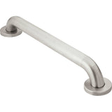SISXSO Moen Home Care Bathroom Safety 18 Inch Stainless Steel Handicap Grab Bar for Bathtub and Shower, Slip Resistant Finish, Elderly Assistance Product, Polished Brass, R8918P