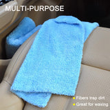 SISXSO 16"x16" Pack of 6 Microfiber Towels for Cars, Car Drying Wash Detailing Buffing Polishing Towel with Plush Edgeless Microfiber Cloth, 450 GSM
