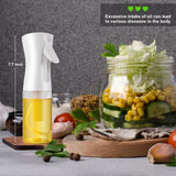 SISXSO Oil Sprayer for Cooking- 200ml Glass Olive Oil Sprayer Mister, Olive Oil Spray Bottle, Kitchen Gadgets Accessories for Air Fryer, Canola Oil Spritzer, Widely Used for Salad Making, Baking, Frying,BBQ4