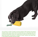 SISXSO Dog Chew Toys for Aggressive Chewers, Indestructible Tough Durable Squeaky Interactive Dog Toys, Puppy Teeth Chew Corn Stick Toy for Small Meduium Large Breed
