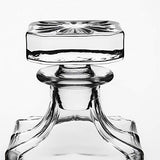 SISXSO Square 26oz Whiskey Decanter with Glass Stopper