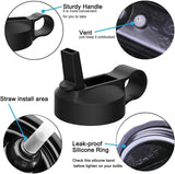SISXSO Wide Mouth Straw Lid Compatibility Most Sports Water Bottle