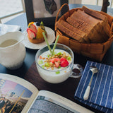 Canecas Jumbo de Vidro de 16oz com Alça para Café, Chá, Sopa, Copo Transparente para Beber, Conjunto de 6 