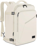 SISXSO Carry on Backpack, Extra Large Travel Backpack Expandable Airplane Approved Weekender Bag for Men and Women, Water Resistant Lightweight Daypack for Flight 40L, Black