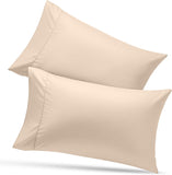 SISXSO Bedding Queen Pillow Cases - 4 Pack - Envelope Closure - Soft Brushed Microfiber Fabric - Shrinkage and Fade Resistant Pillow Covers Queen Size 20 X 30 Inches (Queen, Grey)