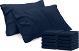 SISXSO Bedding Queen Pillow Cases - 4 Pack - Envelope Closure - Soft Brushed Microfiber Fabric - Shrinkage and Fade Resistant Pillow Covers Queen Size 20 X 30 Inches (Queen, Grey)