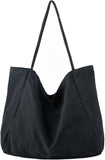 SISXSO Canvas Tote Bag for Women Large Hobo Shoulder Bag for Work Travel Casual Message Bag Tote Purse handbags