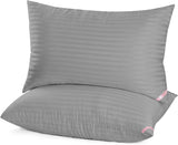 SISXSO Hotel Collection Bed Pillows for Sleeping 2 Pack Queen Size，Pillows for Side and Back Sleepers,Super Soft Down Alternative Microfiber Filled Pillows,20 x 30 Inches