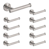 SISXSO NearMoon Bathroom Toilet Paper Holder, Premium SUS304 Stainless Steel Rustproof Wall Mounted Toilet Roll Holder for Bathroom, Kitchen (1 Pack, Brushed Nickel)