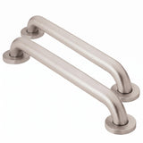 SISXSO Moen Home Care Bathroom Safety 18 Inch Stainless Steel Handicap Grab Bar for Bathtub and Shower, Slip Resistant Finish, Elderly Assistance Product, Polished Brass, R8918P