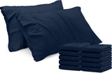 SISXSO Bedding Queen Pillow Cases - 4 Pack - Envelope Closure - Soft Brushed Microfiber Fabric - Shrinkage and Fade Resistant Pillow Covers Queen Size 20 X 30 Inches (Queen, Grey)