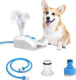 SISXSO Outdoor Dog Drinking Water Fountain Step On, Dog Sprinkler paw Activated Garden Dog Water Fountain Outdoor, Dog Sprinkler Dog Water Pedal