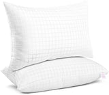 SISXSO Hotel Collection Bed Pillows for Sleeping 2 Pack Queen Size，Pillows for Side and Back Sleepers,Super Soft Down Alternative Microfiber Filled Pillows,20 x 30 Inches